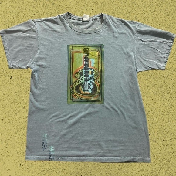 Vintage men’s Guitar art t shirt - Picture 4 of 8